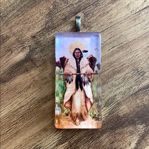 Pendant. Native American Medicine Woman.